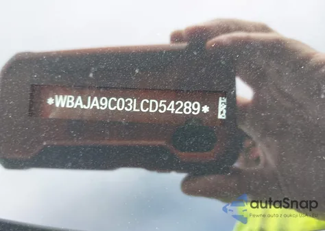 2020 BMW 530E Iperformance from USA, damaged, VIN WBAJA9C03LCD54289